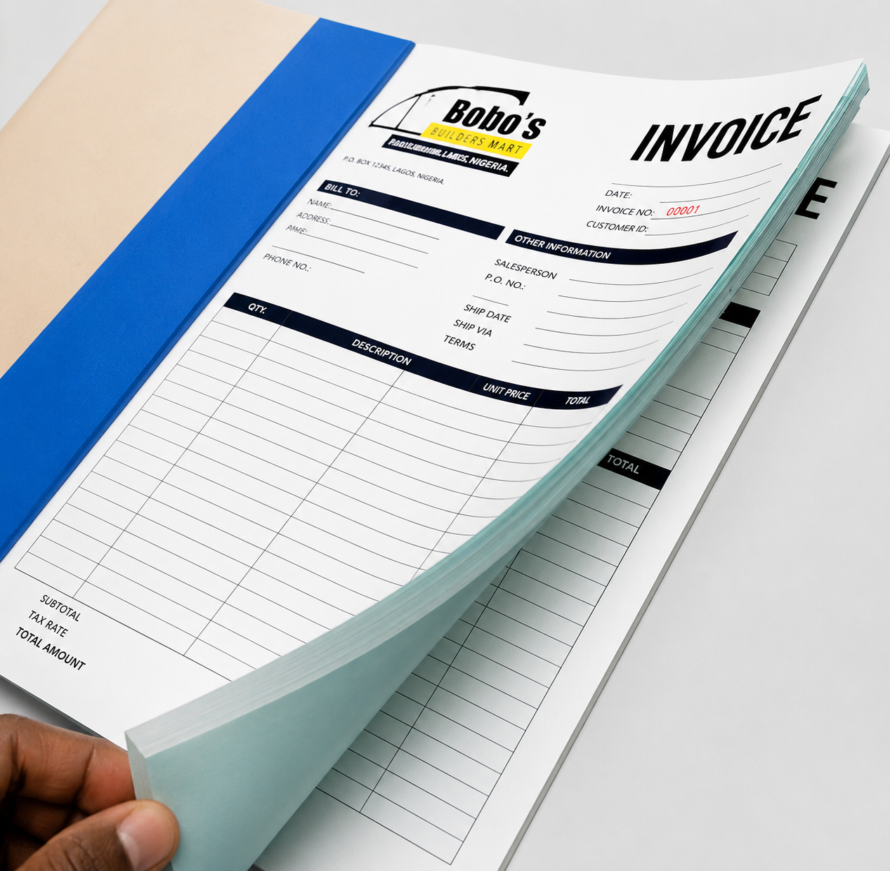 Invoice Books — Verohs Printers Johannesburg
