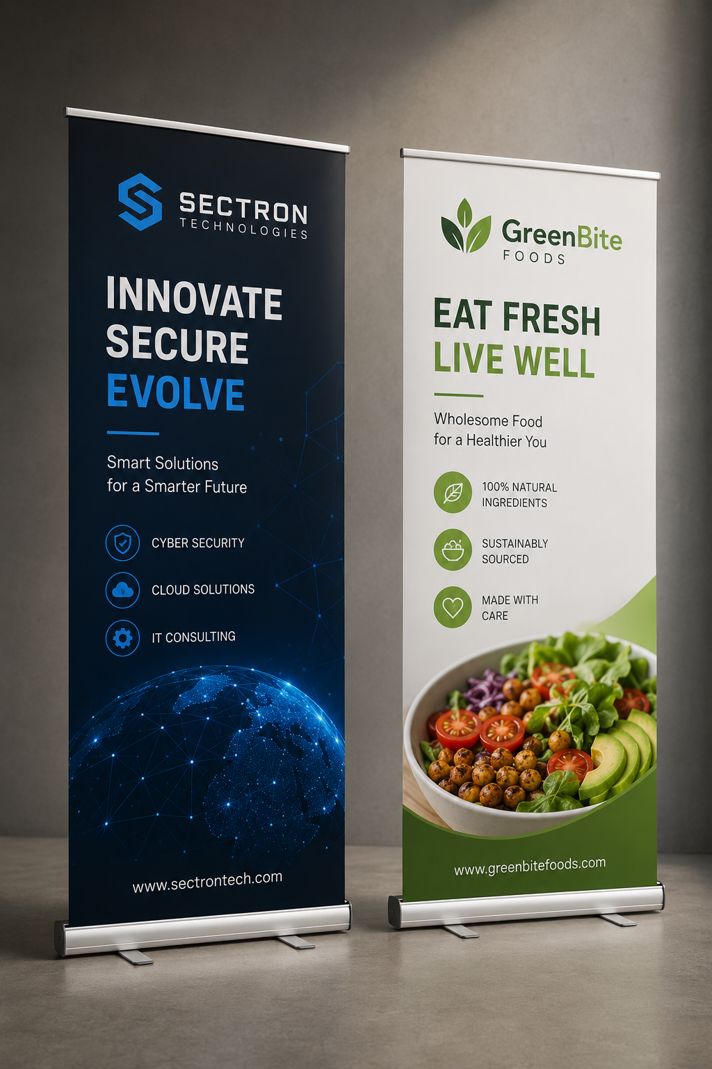 Pull-up banners Johannesburg — Verohs Printers